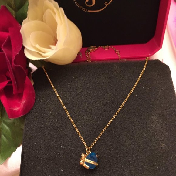 RARE AMAZING vintage brand new zebra print purse and sapphire blue necklace set! - Picture 7 of 12